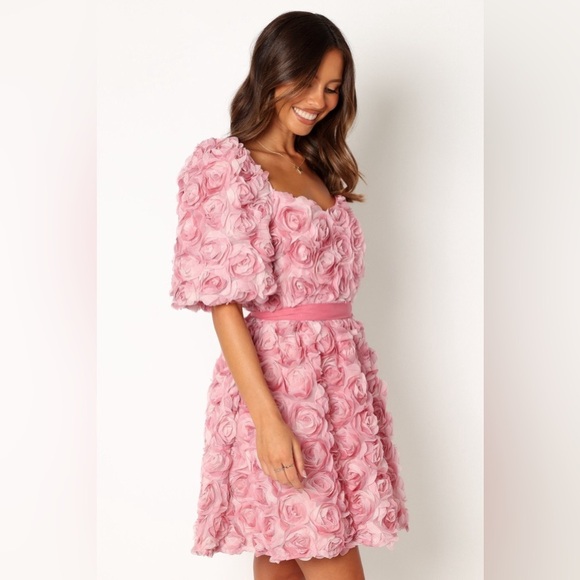 Petal & pup rosette floral garden party dress nwot - Picture 3 of 6